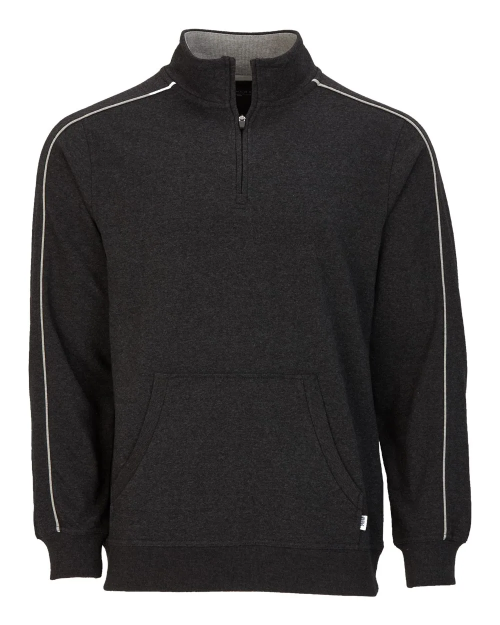 Boxercraft BM5204 Men's French Terry Quarter-Zip Pullover — blank garment, front view