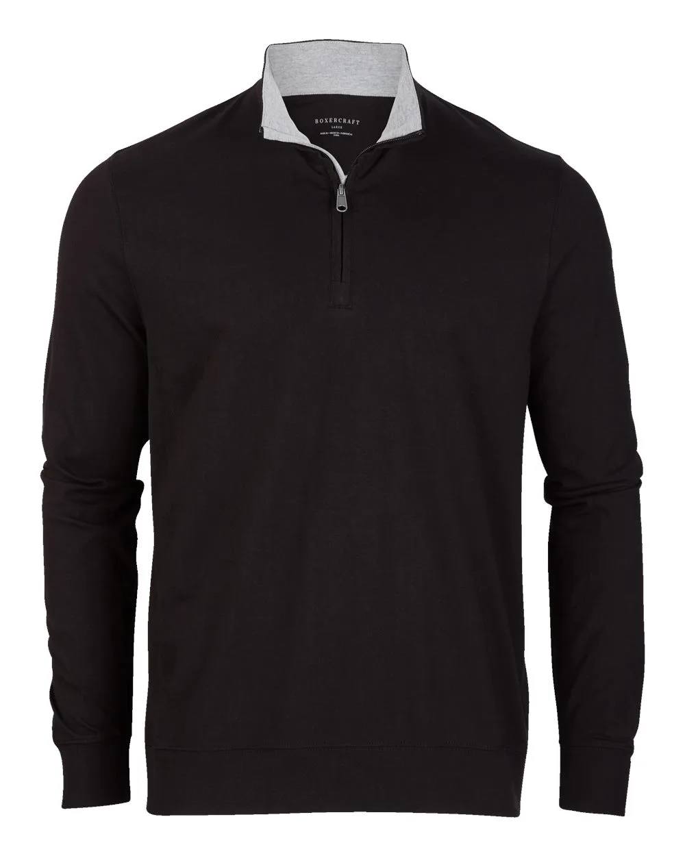 Boxercraft BM5205 Men's Alumni Quarter-Zip Pullover — blank garment, front view