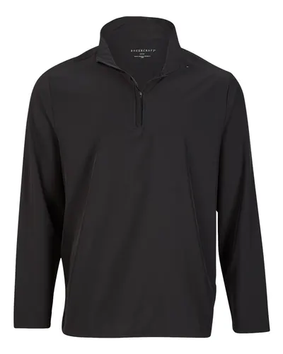 Boxercraft BM5206 Men's Quarter-Zip Stretch Pullover — blank garment, front view