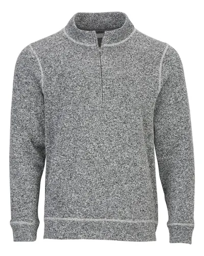 Boxercraft BM5207 Men's Alpine Quarter-Zip Pullover — blank garment, front view