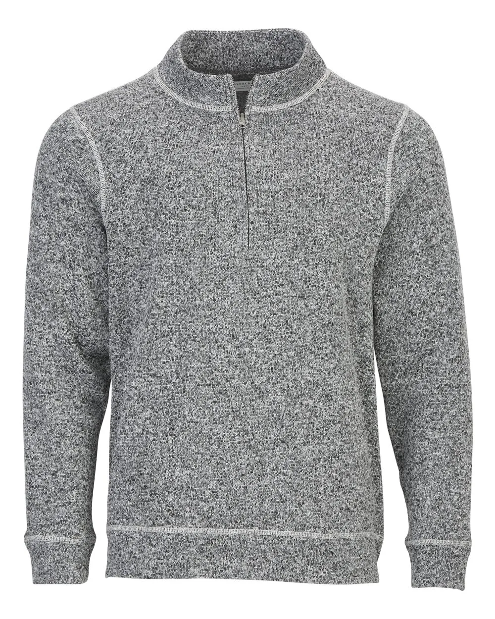Boxercraft BM5207 Men's Alpine Quarter-Zip Pullover — blank garment, front view