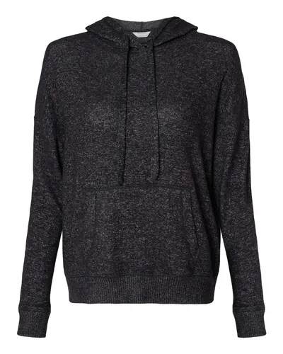Boxercraft BW1501 Women's Cuddle Fleece Hooded Sweatshirt — blank hooded sweatshirt, front view