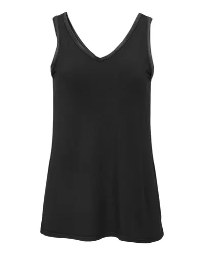 Boxercraft BW2504 Women's Bamboo V-Neck Tank Top — blank tank top, front view