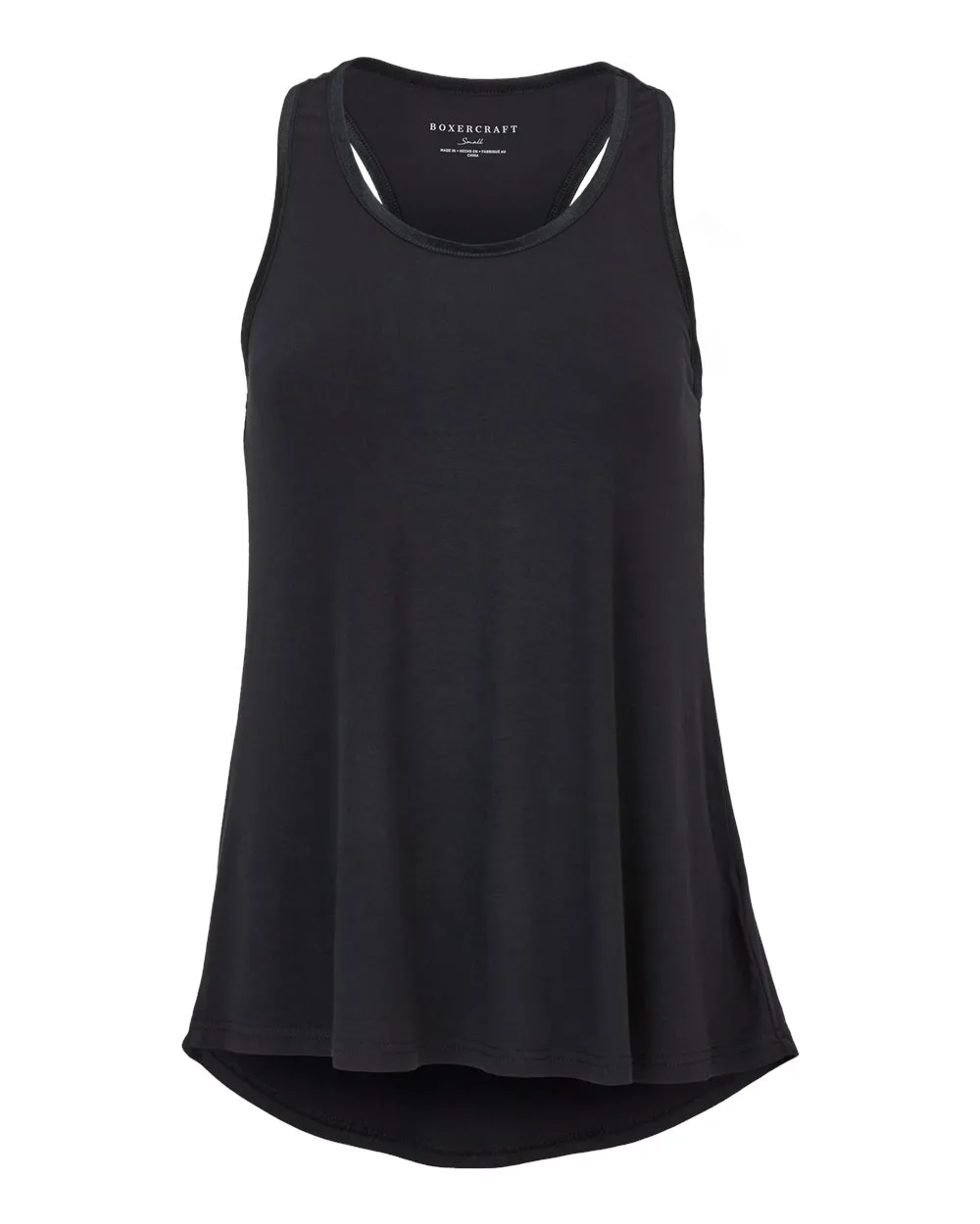 Boxercraft BW2508 Women's Bamboo Tank Top — blank tank top, front view