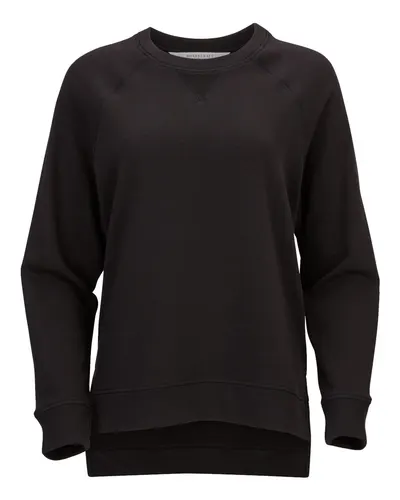 Boxercraft BW3101 Women's Harlow French Terry Crewneck Sweatshirt — blank crewneck sweatshirt, front view