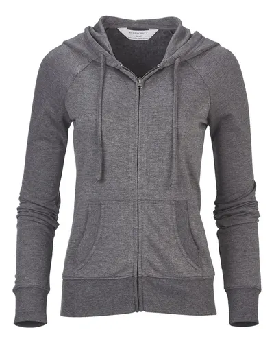 Boxercraft BW5201 Women's Dream Fleece Full-Zip Hooded Sweatshirt — blank hooded sweatshirt, front view