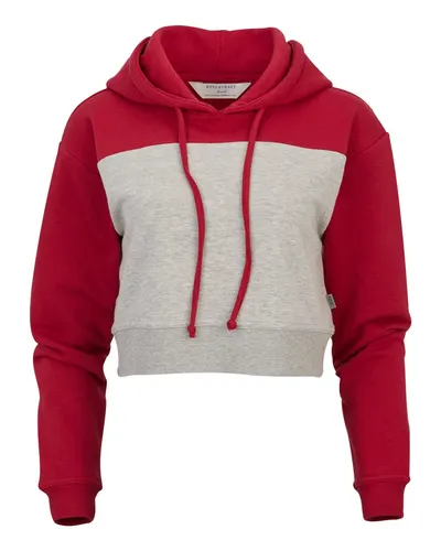 Boxercraft BW5404 Women's Cropped Fleece Hooded Sweatshirt — blank hooded sweatshirt, front view