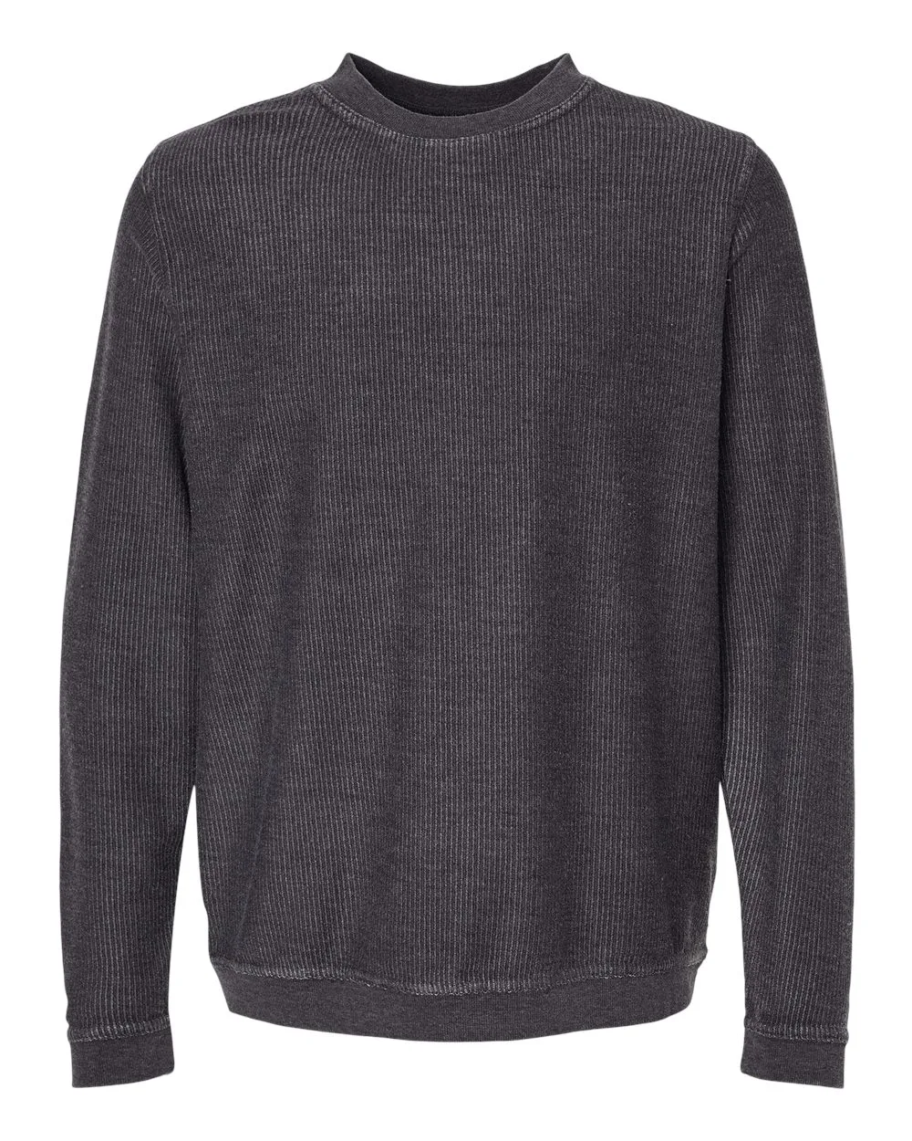 Boxercraft D02 Unisex Corded Crewneck Sweatshirt — blank crewneck sweatshirt, front view