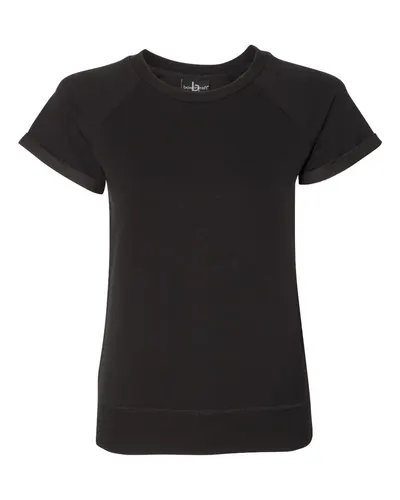 Boxercraft R32 Women's Sweetheart French Terry Pullover — blank garment, front view