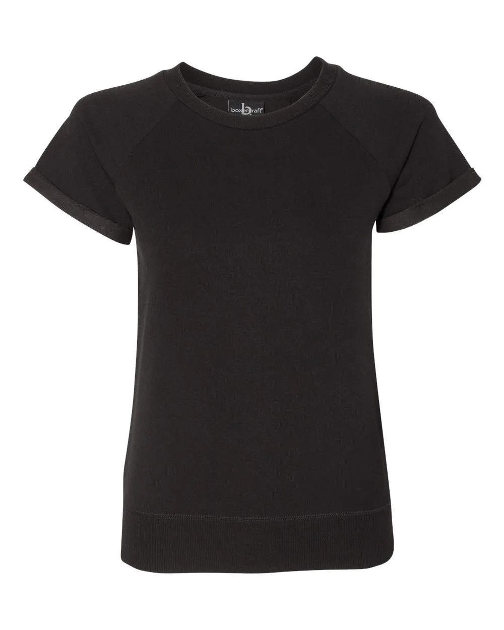Boxercraft R32 Women's Sweetheart French Terry Pullover — blank garment, front view
