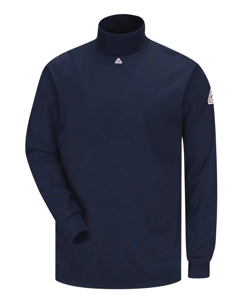 Bulwark SEK2 Men's Tagless Mock TurtleNeck - EXCEL FR — blank garment, front view