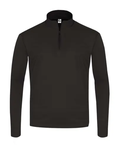 C2 Sport 5202 Youth Quarter-Zip Pullover — blank garment, front view