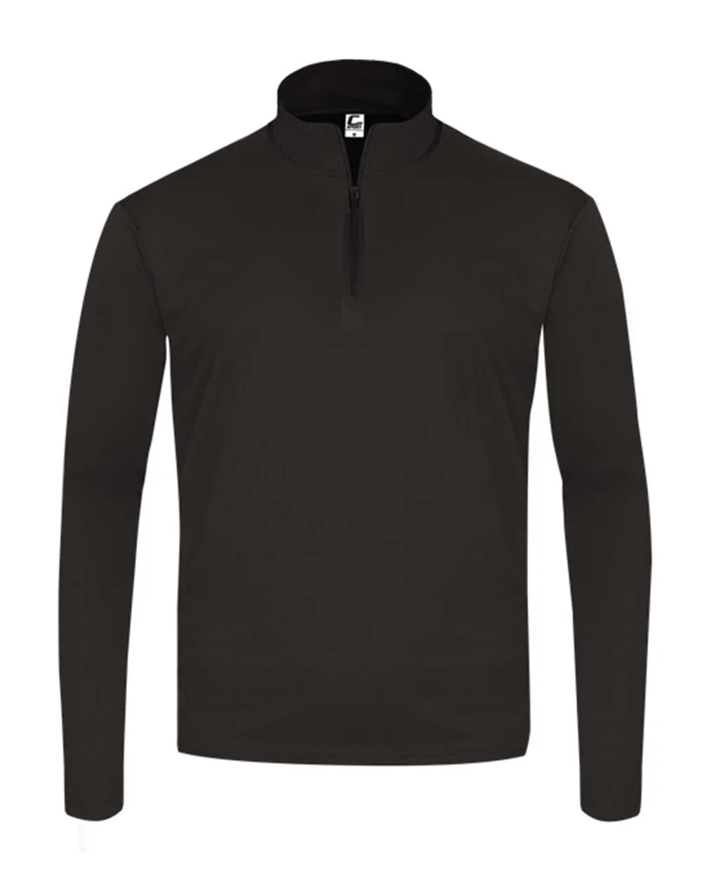 C2 Sport 5202 Youth Quarter-Zip Pullover — blank garment, front view