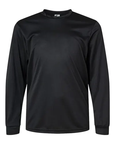 C2 Sport 5204 Youth Performance Long Sleeve T-Shirt — blank long sleeve tee, front view