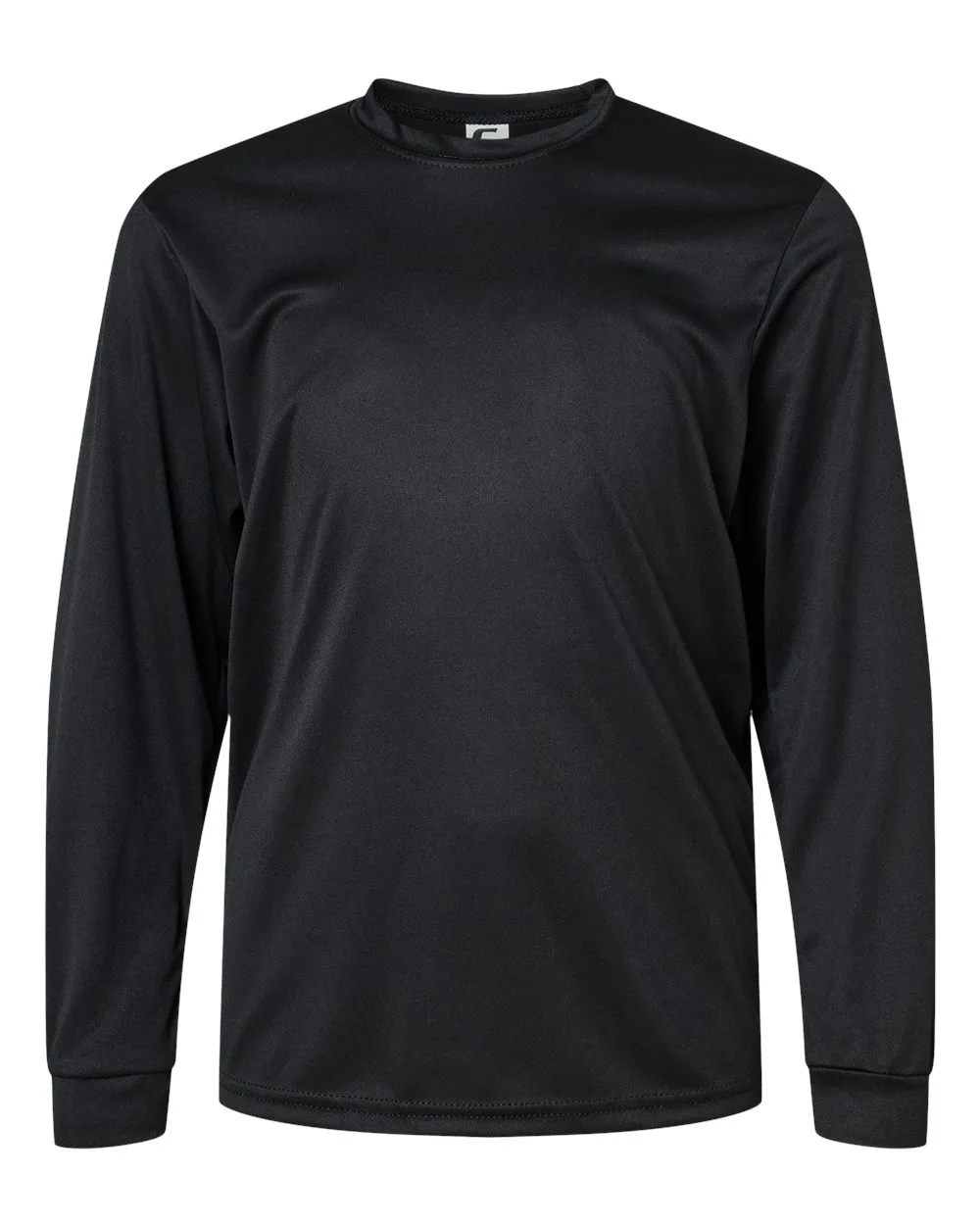 C2 Sport 5204 Youth Performance Long Sleeve T-Shirt — blank long sleeve tee, front view