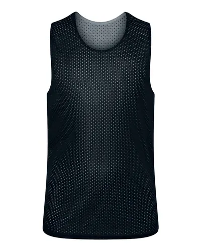 C2 Sport 5228 Youth Reversible Mesh Tank — blank tank top, front view