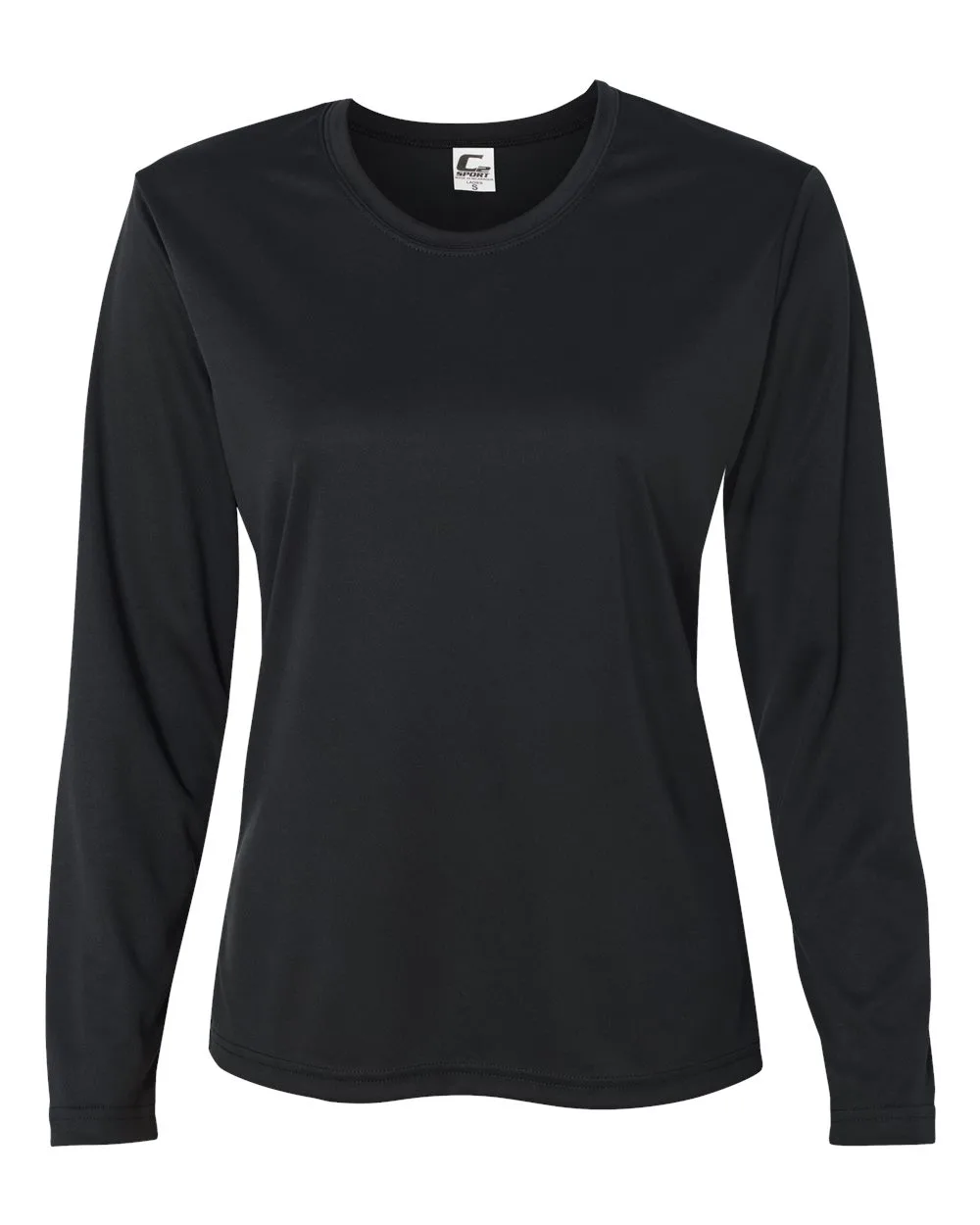 C2 Sport 5604 Women's Performance Long Sleeve T-Shirt — blank long sleeve tee, front view