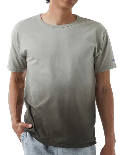 Champion CD100D Unisex Classic Jersey Dip Dye T-Shirt — blank t-shirt, front view