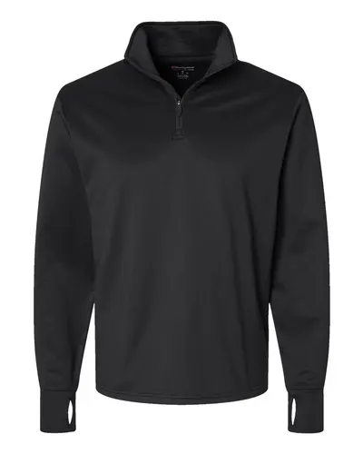 Champion CHP190 Unisex Sport Quarter-Zip Pullover — blank garment, front view