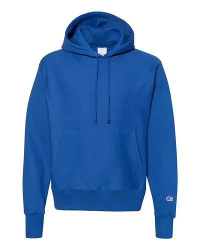Champion S101 Unisex Reverse Weave® Hooded Sweatshirt — blank hooded sweatshirt, front view
