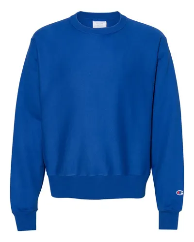 Champion S149 Unisex Reverse Weave® Crewneck Sweatshirt — blank crewneck sweatshirt, front view