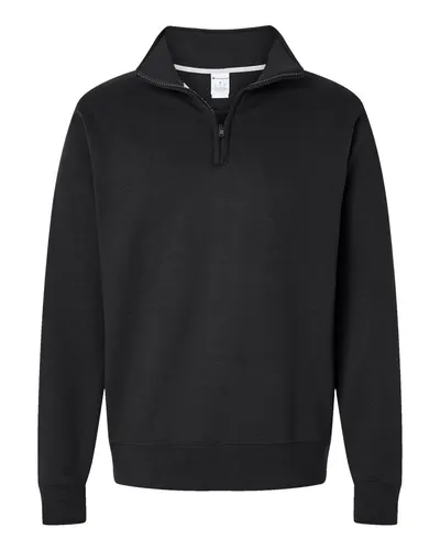 Champion S450 Unisex Powerblend® Quarter-Zip Pullover — blank garment, front view