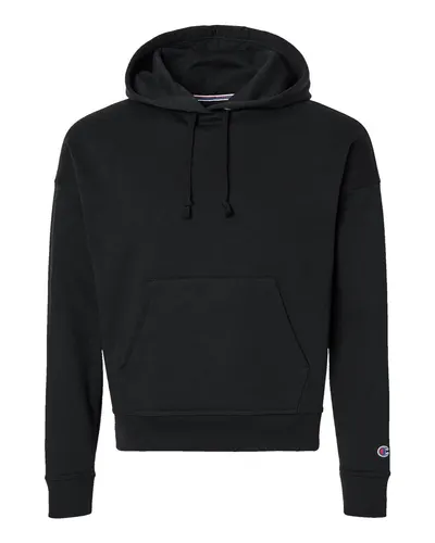 Champion S760 Women's Powerblend® Hooded Sweatshirt — blank hooded sweatshirt, front view