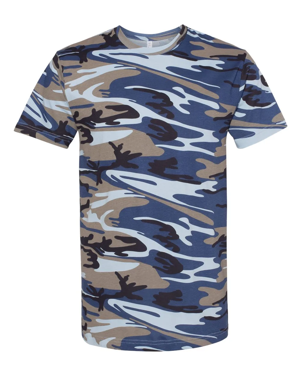 Code Five 3907 Unisex Camo Tee — blank t-shirt, front view