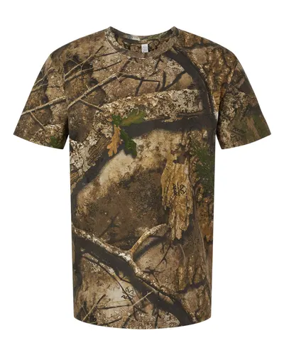 Code Five 3980 Unisex Realtree® Camo Tee — blank t-shirt, front view
