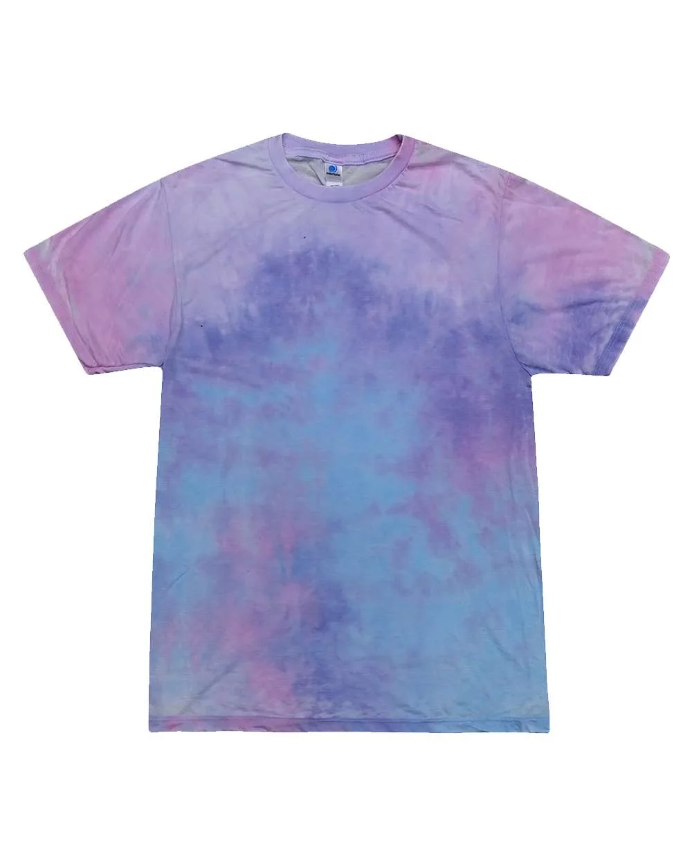 Colortone 1090 Unisex Festival Tie-Dyed Burnout T-Shirt — blank t-shirt, front view