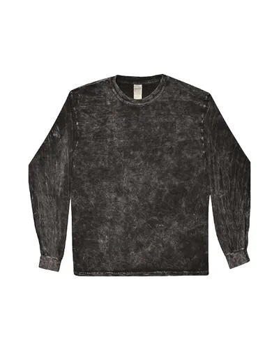 Colortone 2300 Unisex Mineral Wash Long Sleeve T-Shirt — blank long sleeve tee, front view
