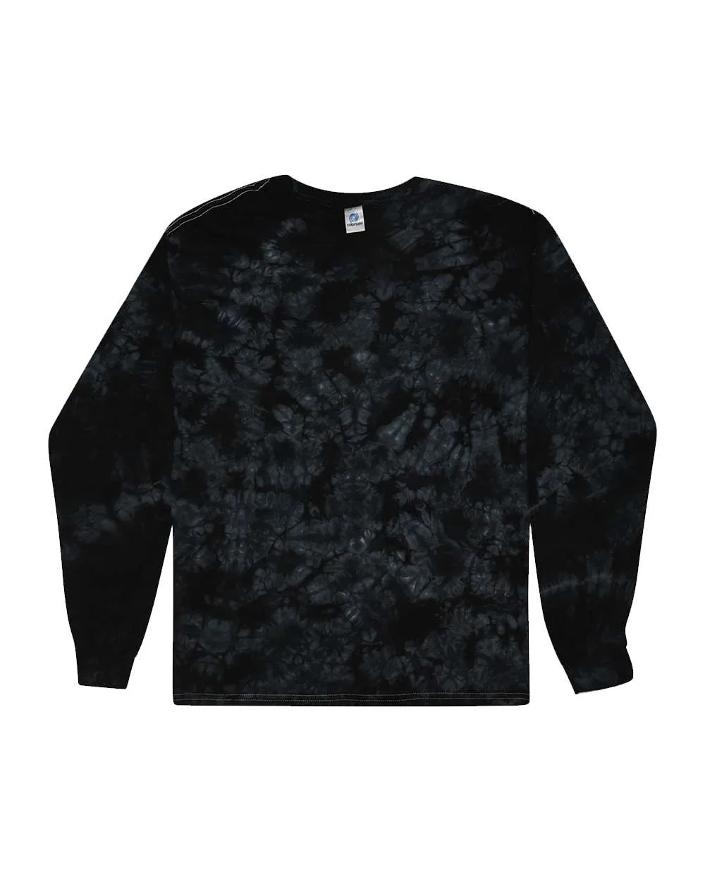 Colortone 2390 Unisex Crystal Wash Long Sleeve T-Shirt — blank long sleeve tee, front view