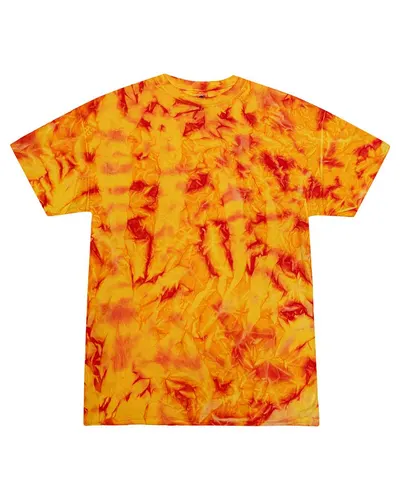 Colortone CD1000 Unisex Multi-Color Tie-Dyed T-Shirt — blank t-shirt, front view