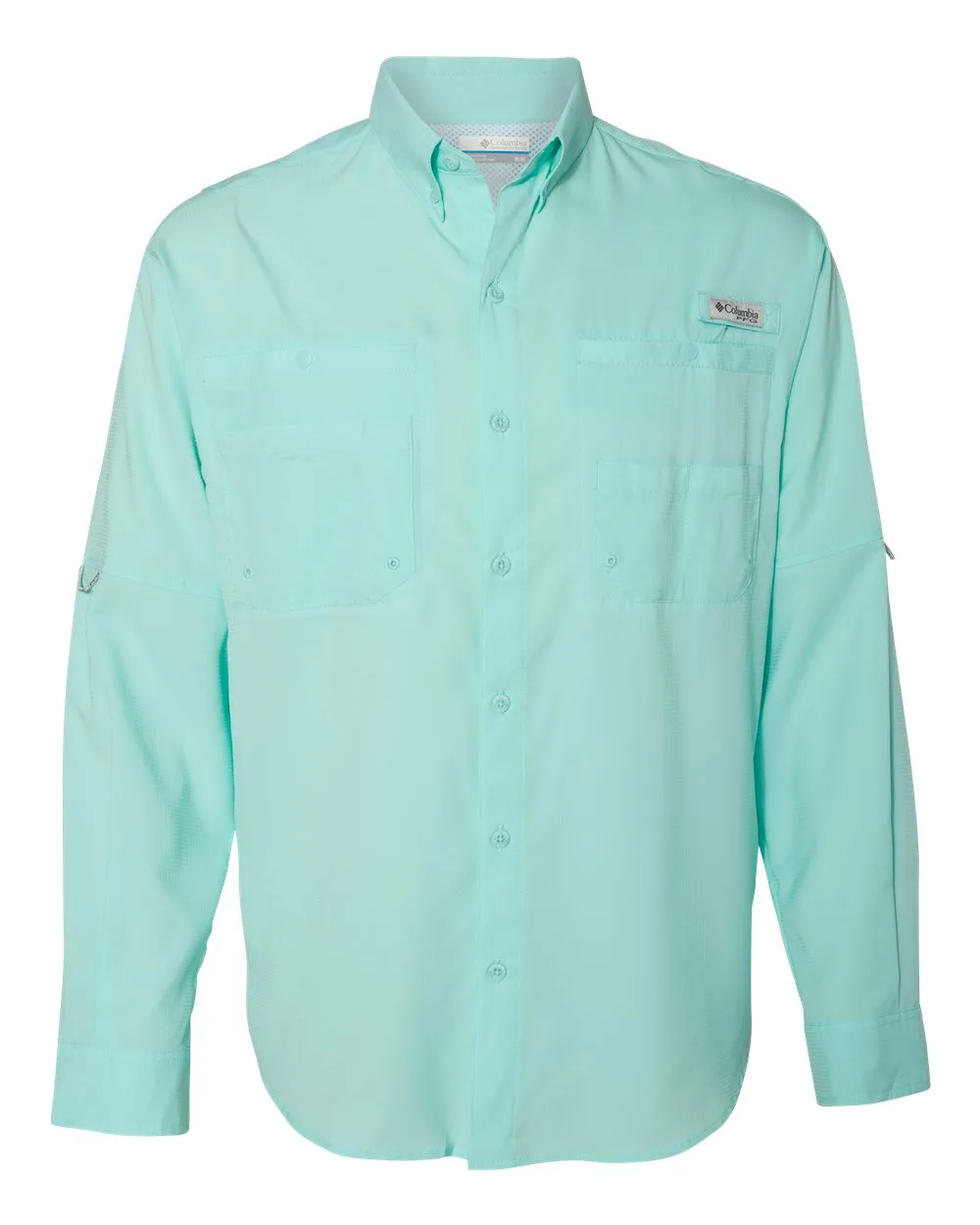 Columbia 128606 Men's PFG Tamiami™ II Fishing Shirt — blank garment, front view