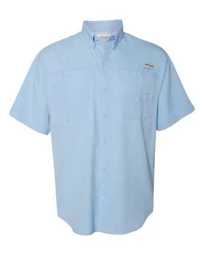 Columbia 128705 Men's PFG Tamiami™ II Short Sleeve Shirt — blank garment, front view