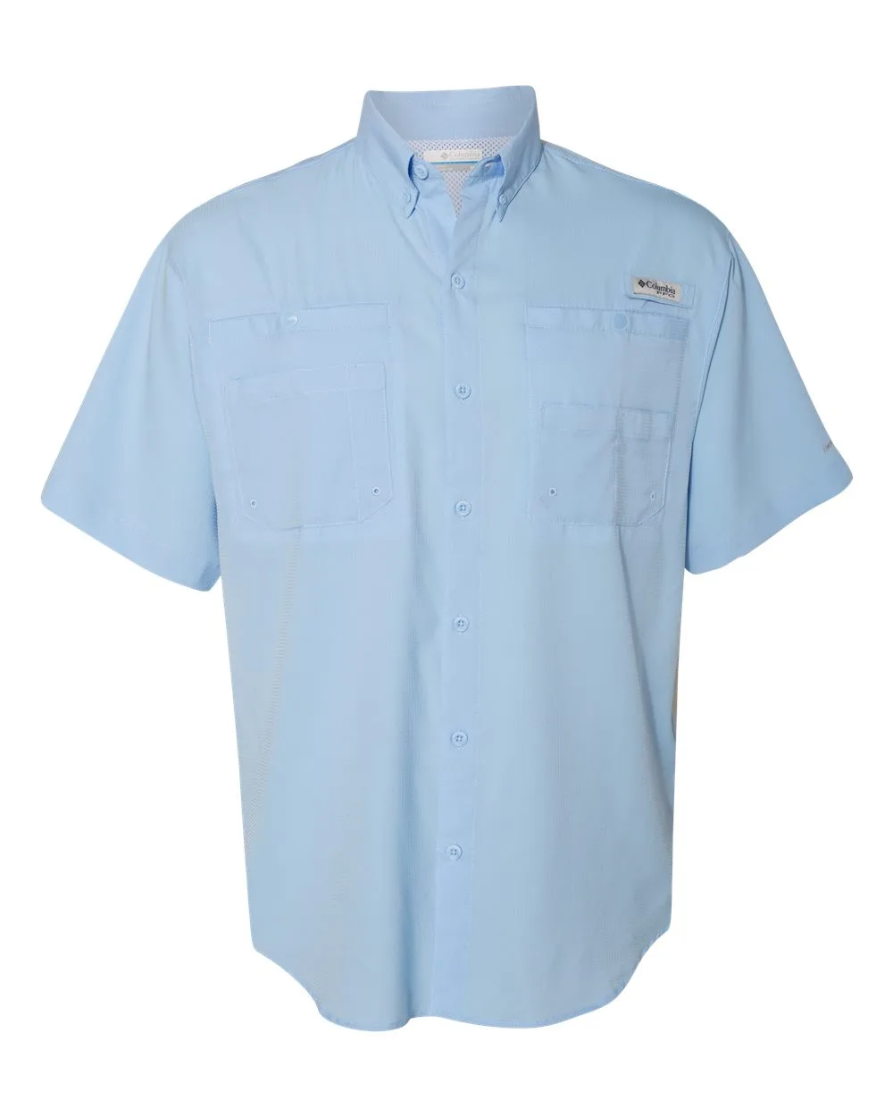 Columbia 128705 Men's PFG Tamiami™ II Short Sleeve Shirt — blank garment, front view
