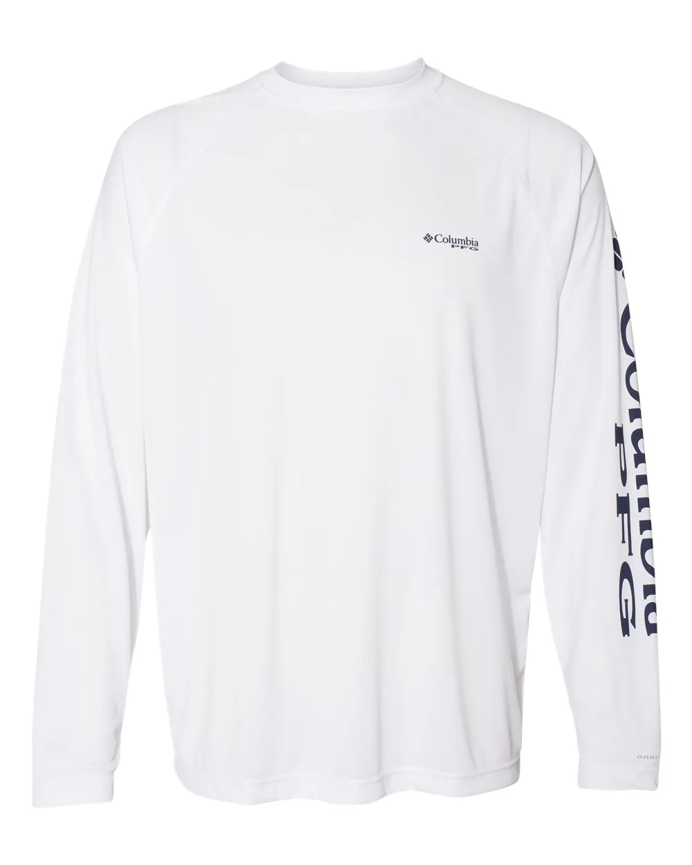 Columbia 138826 Men's PFG Terminal Tackle™ Long Sleeve T-Shirt — blank long sleeve tee, front view