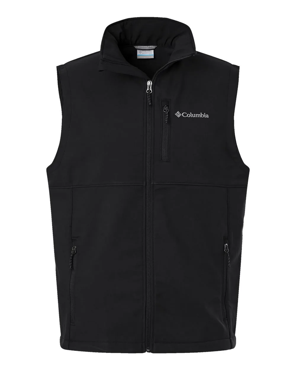 Columbia 209047 Men's Ascender™ II Soft Shell Vest — blank jacket, front view
