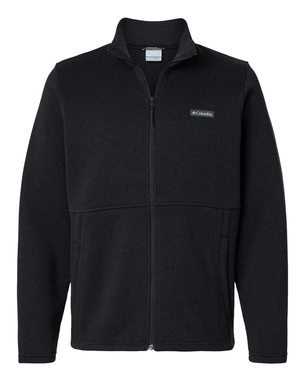 Columbia 209574 Men's Alto Pass™ Fleece Full-Zip Jacket — blank jacket, front view