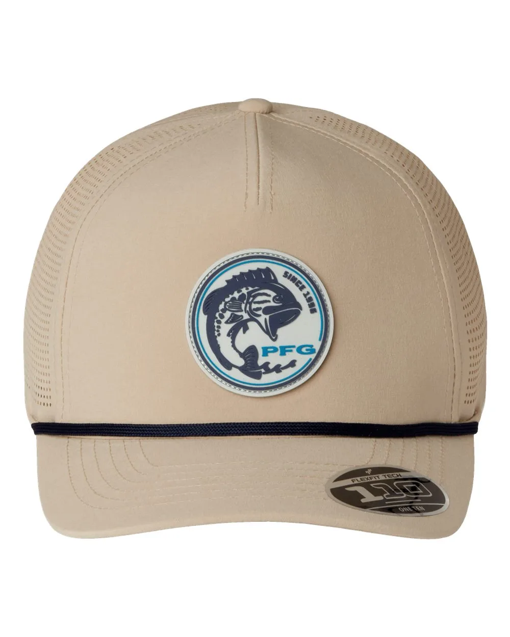 Columbia 212134 Tidal Pursuit™ 3D Stretch Snapback Cap — blank cap, front view