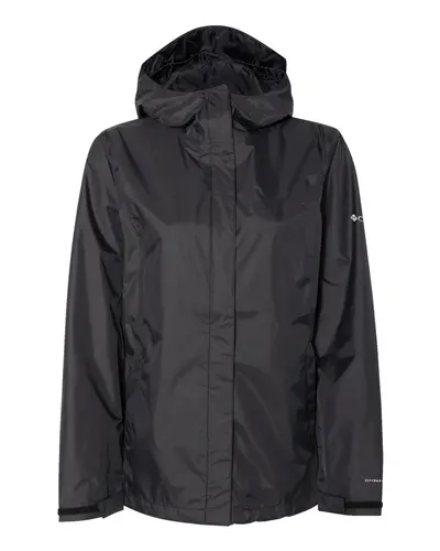 Columbia 212481 Women's Arcadia™ II Rain Jacket — blank jacket, front view