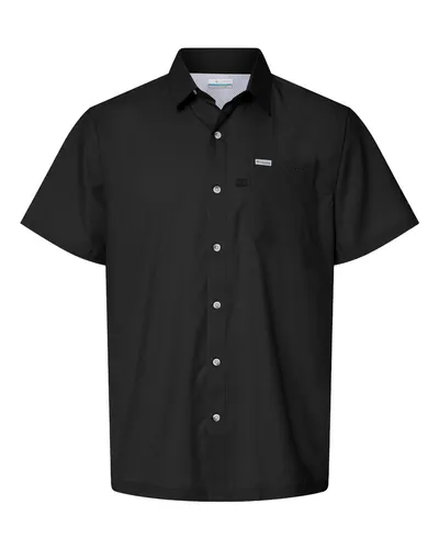 Columbia 212484 Men's PFG Slack Tide™ Camp Shirt — blank garment, front view