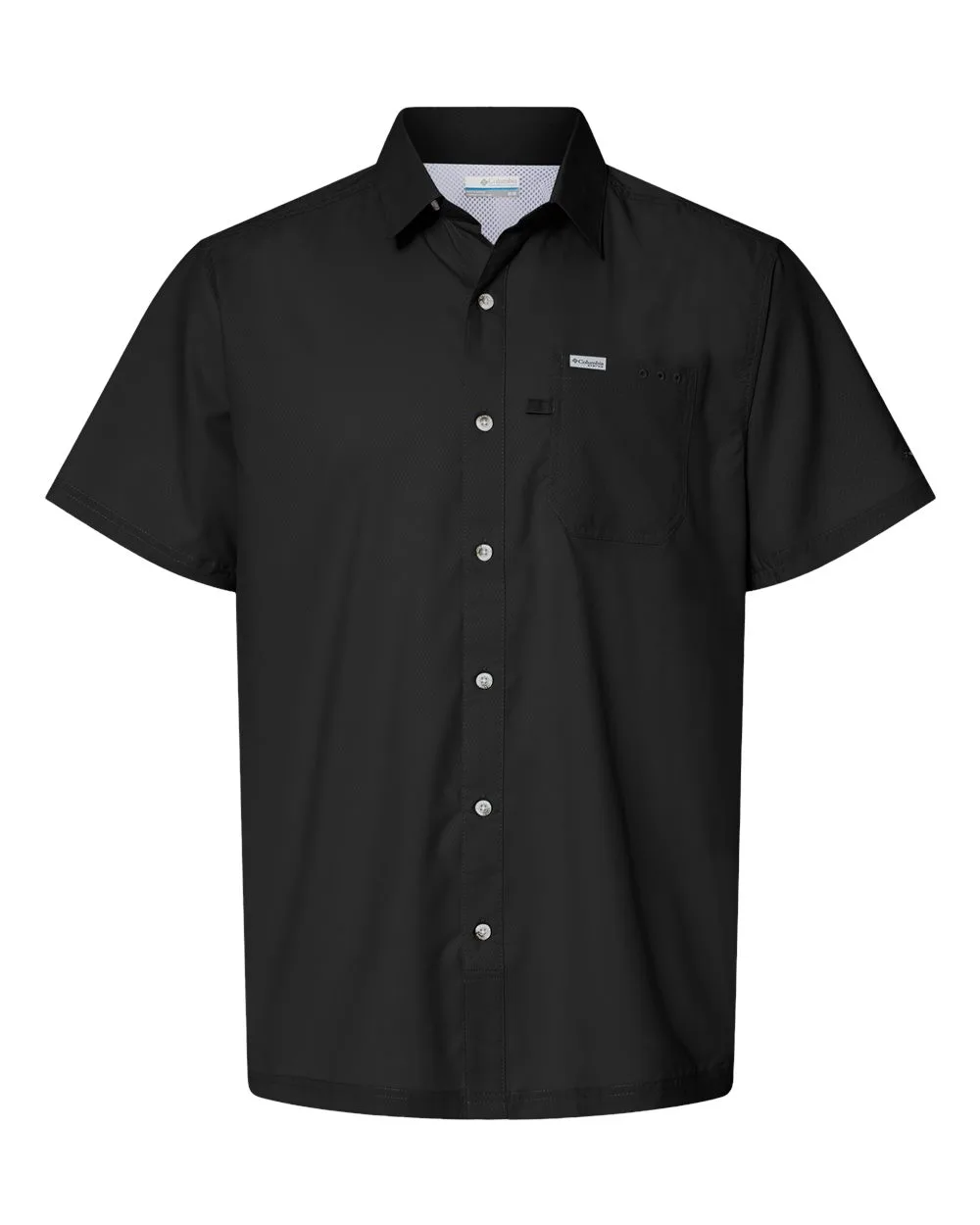 Columbia 212484 Men's PFG Slack Tide™ Camp Shirt — blank garment, front view