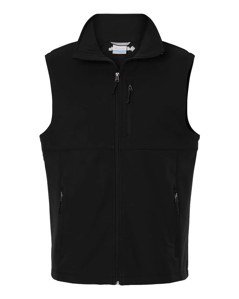 Columbia 216510 Men's Ascender™ II Soft Shell Vest — blank jacket, front view