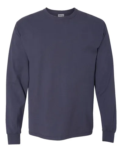 ComfortWash by Hanes GDH200 Unisex Garment-Dyed Long Sleeve T-Shirt — blank long sleeve tee, front view
