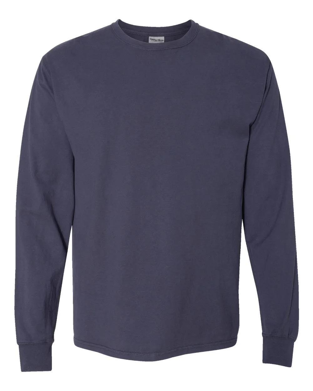 ComfortWash by Hanes GDH200 Unisex Garment-Dyed Long Sleeve T-Shirt — blank long sleeve tee, front view
