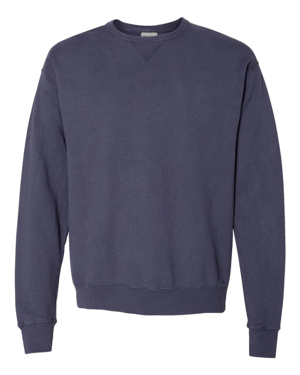 ComfortWash by Hanes GDH400 Unisex Garment-Dyed Crewneck Sweatshirt — blank crewneck sweatshirt, front view