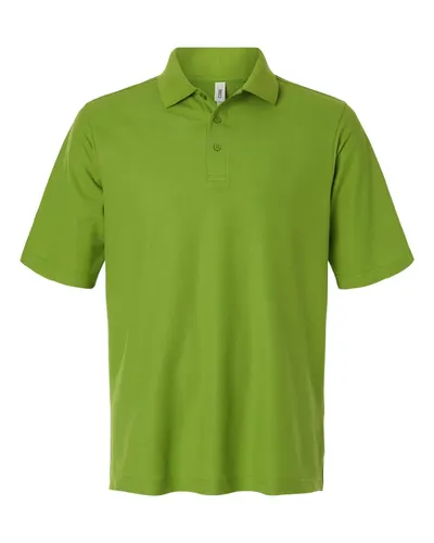 CORE365 CE106 Men's Resolve CVC Performance Pique Polo — blank polo, front view