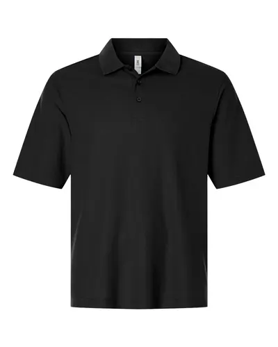 CORE365 CE106T Men's Tall Resolve CVC Performance Pique Polo — blank polo, front view