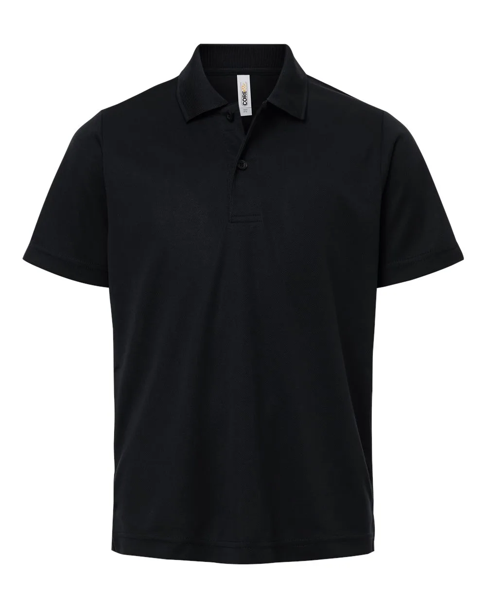 CORE365 CE108Y Youth Nova Performance Pique Polo — blank polo, front view